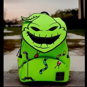 NEW Loungefly Nightmare Before Christmas OOGIE BOOGIE Glow in the Dark Backpack